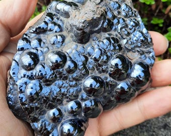 HEMATITE Specimen, Polished Moroccan Grounding Crystal, Root Chakra Protection, AA Quality