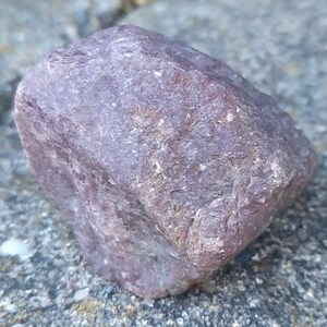RAW RUBY Specimen – Natural Red Corundum Crystal from Guinea, Root Chakra Stone