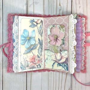 WEE PINK Junk Journal: Handmade Keepsake for Photos & Memories