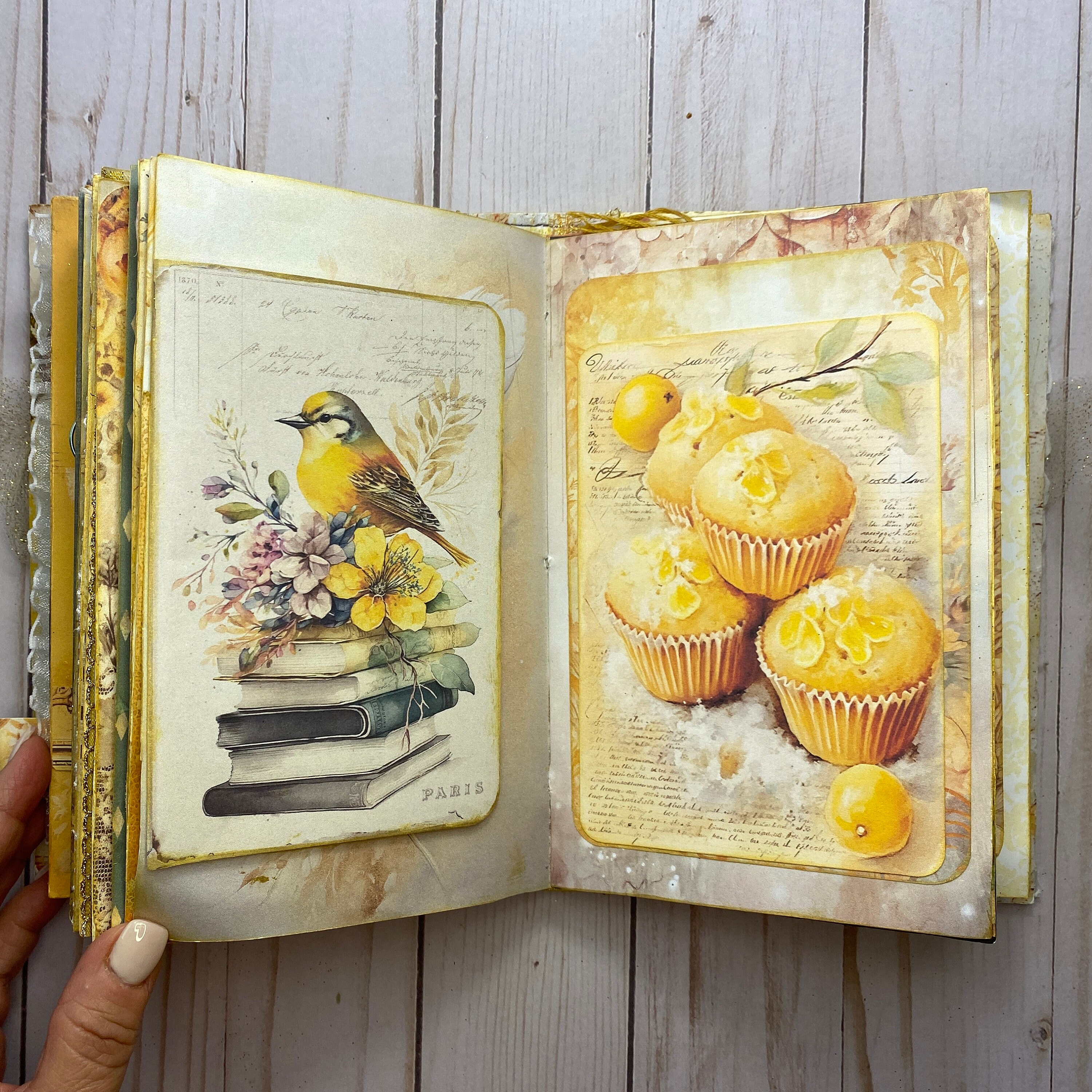 MELLOW YELLOW Journal. Memory Keeper. Photo Album. Junk Journal. Art ...