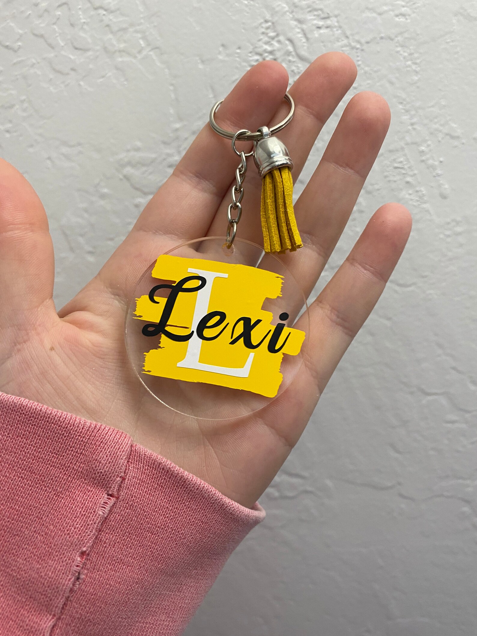 custom acrylic keychain vinyl keychain custom name