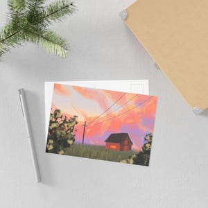 Cartoline artistiche affascinanti per gli amanti della natura, cartoline artistiche panoramiche, articoli di cancelleria in stile vintage, biglietti d'auguri, decorazioni per la casa