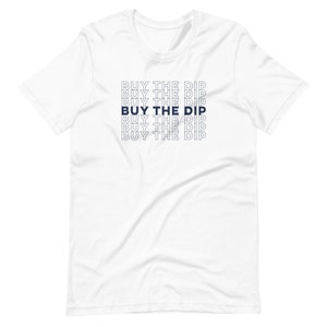 Buy The Dip T-Shirt, Thank You Grocery Bag Design, Have A Nice Day (Navy Blue Text)