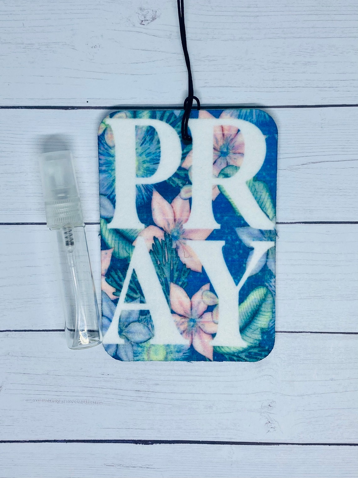 Pray Car Air Freshener w/ Spray Etsy
