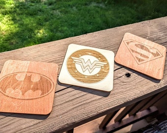Superhero Coasters