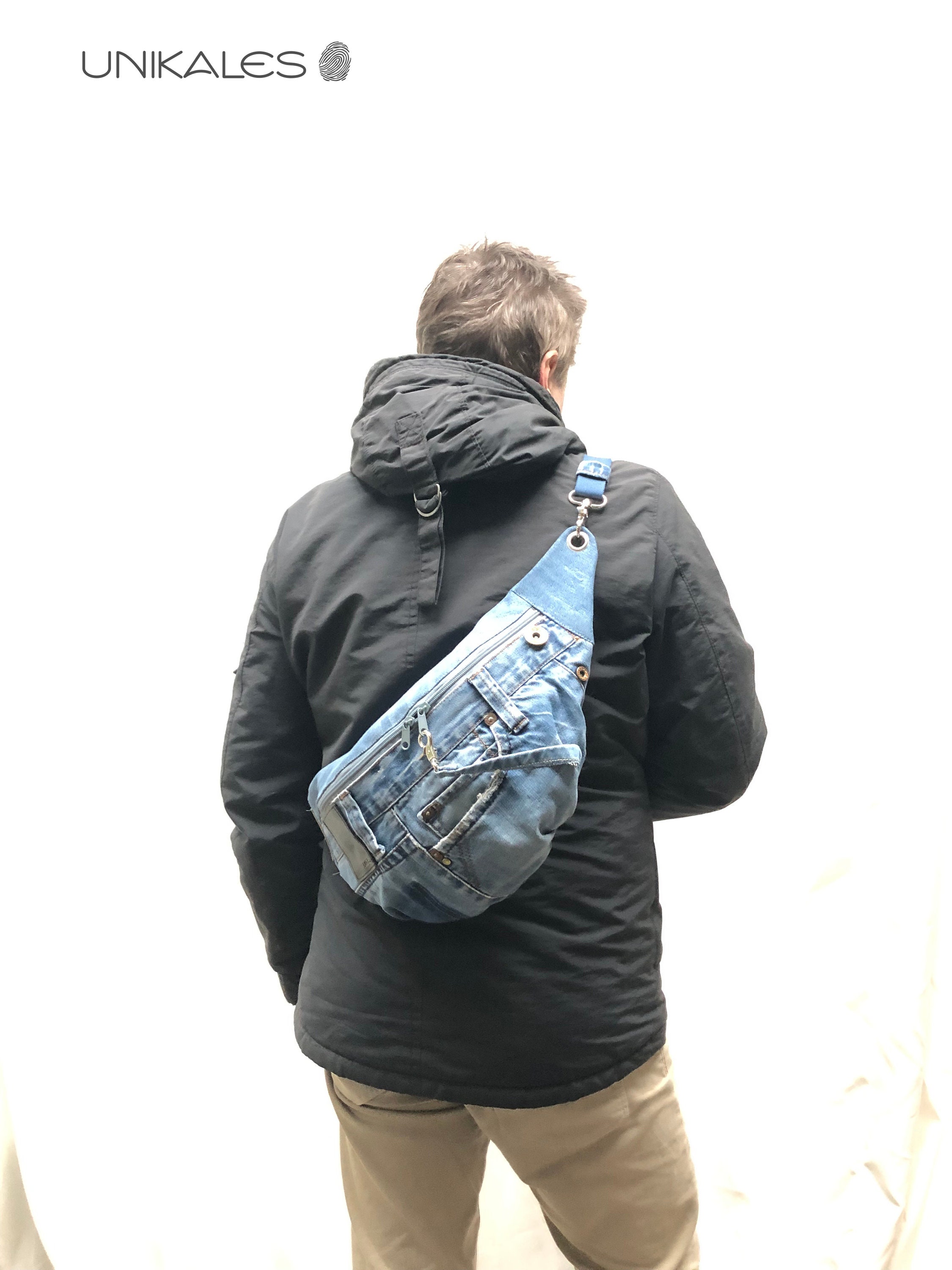 XL Bum bag aus Jack & Jones Jeans Bauchtasche special Etsy.de