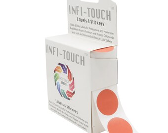 Infi-Touch Labels 1 Inch Round Permanent Color-Code Dot Stickers, 1000 per Dispenser Box - Listing 3of 3
