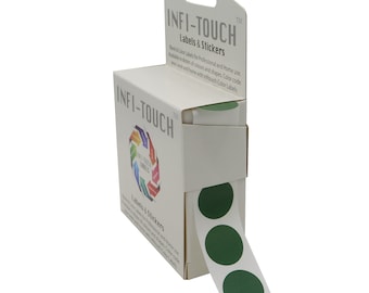 Infi-Touch Labels 3/4 Inch Round Permanent Color-Code Dot Stickers, 1000 per Dispenser Box - Listing 2 of 3