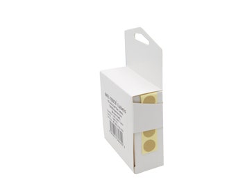 Infi-Touch Kraft Dot Labels, Assorted sized from 1/2" to 3"