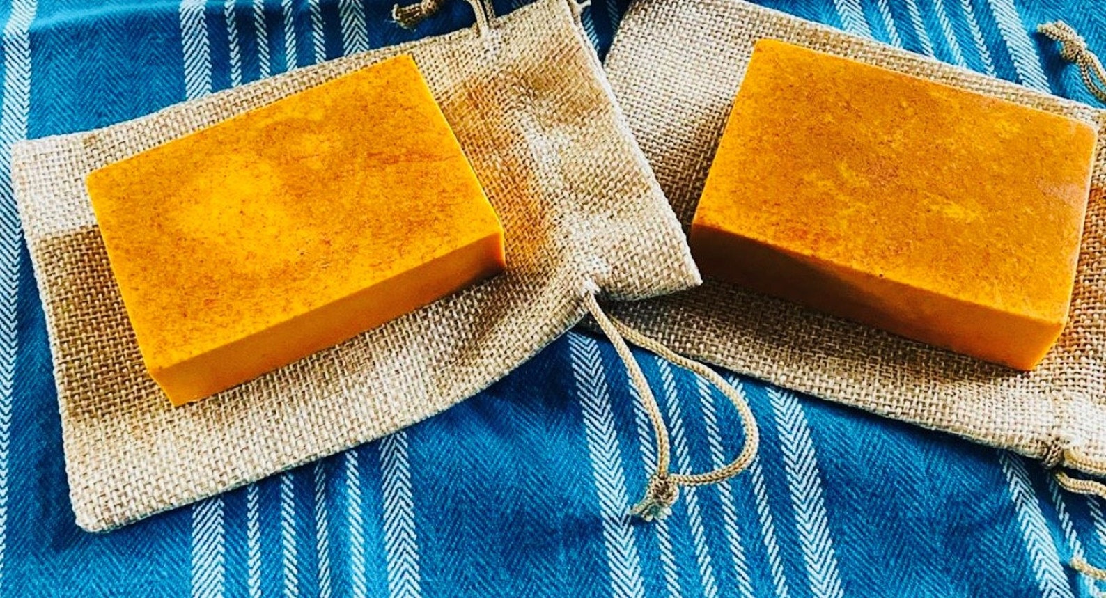 Organic Turmeric and Orange Facial Cleansing Bar Etsy