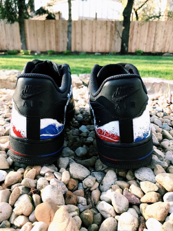 Custom Great Wave Koi Fish Af1 s af1 s Design Etsy