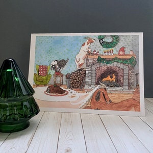 Yule Karte | Wintersonnenwende | Heathen Karte | Heidnische Grußkarte | Wicca | Hexerei
