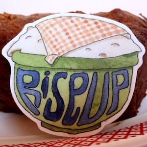 Baking Pun Sticker | Rise Up | Waterproof, Vinyl, Matte