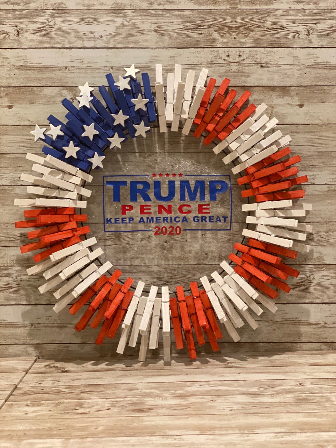 Presidential 2020 Election / Vote / Patriotic Clothespin Etsy