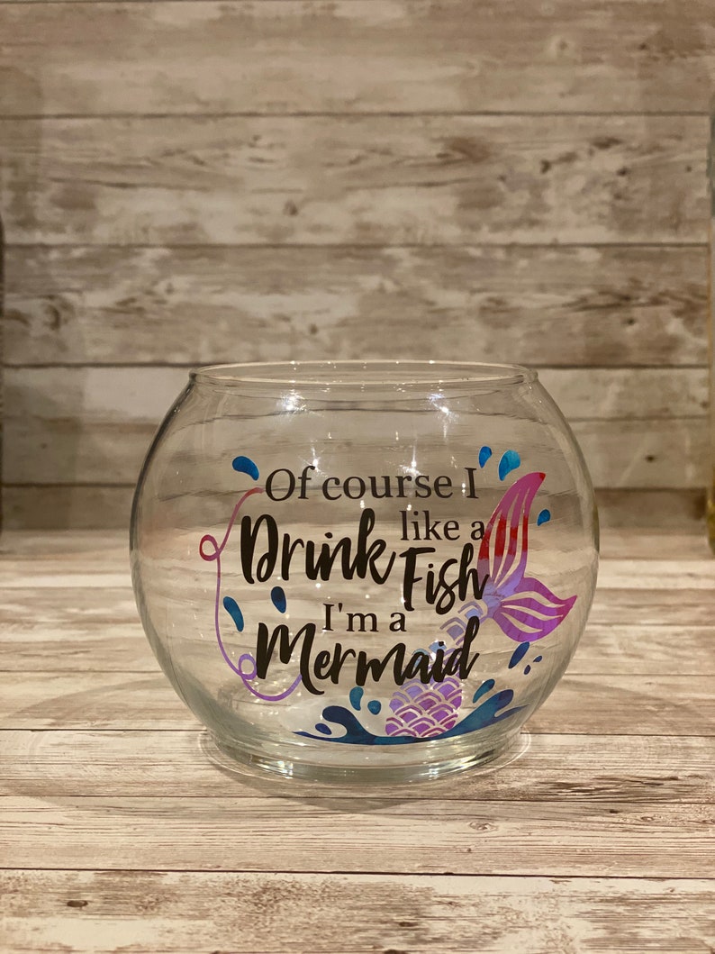 Drink Like A Fish Fishbowl Cocktail Glasses / Party Glasses Etsy