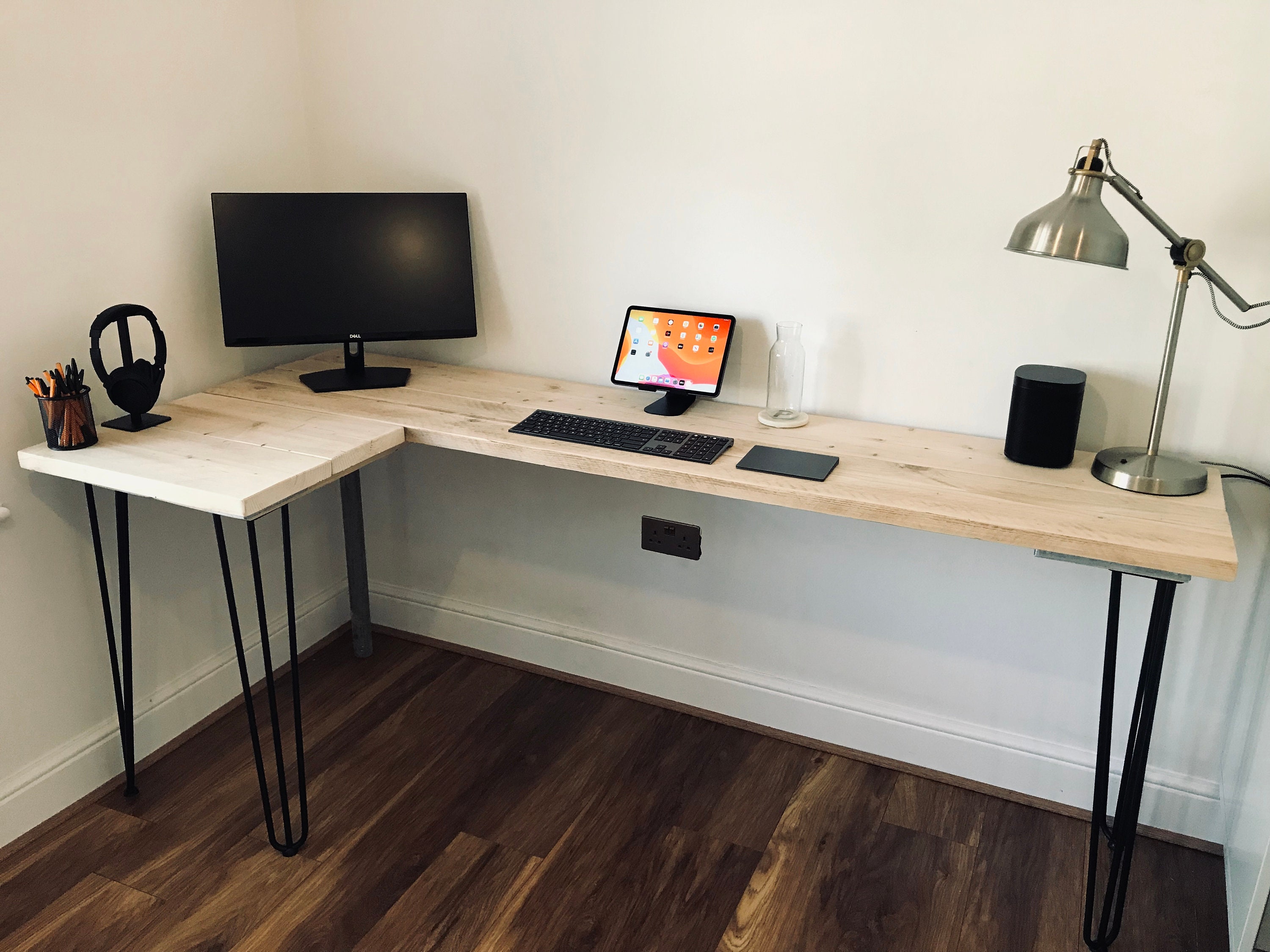 Hairpin Office Desk Etsy