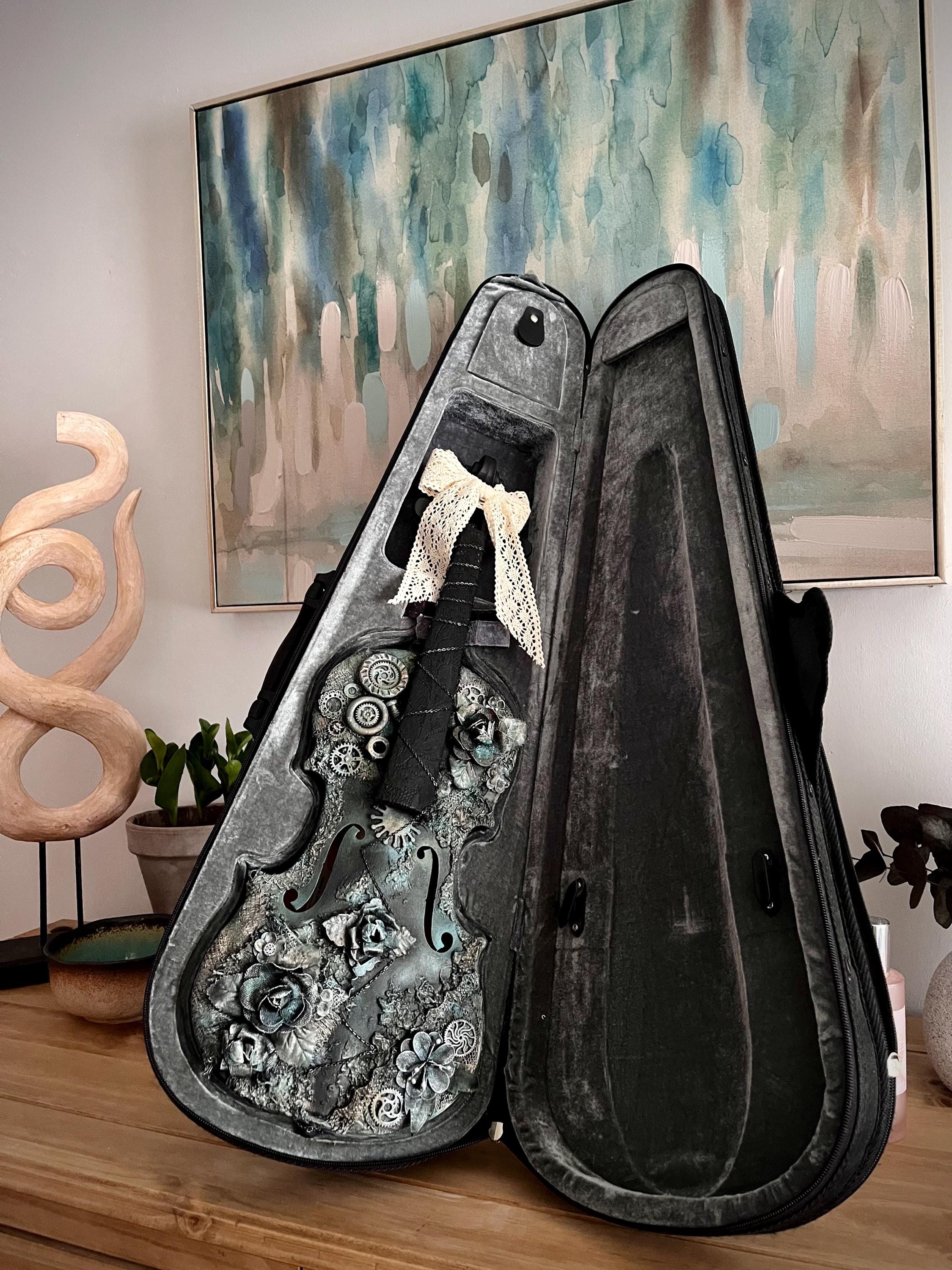 Steampunk Altered Violin. Original Decoration Art. Exclusive Gifts ...