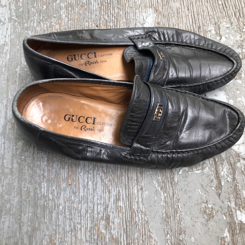 GUCCI vintage slip ons 7.5US Men
