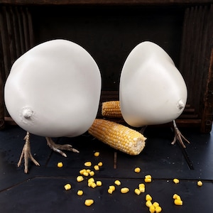 Breast art, Chicken breast, Bird sculpture, Bird art, Boob art,  Breast humor