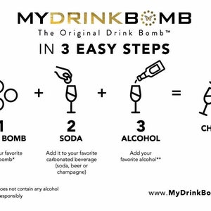 BELLINI BLUSH MyDrinkBomb™ Cocktail Bomb image 6