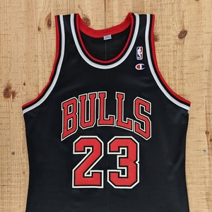 Michael Jordan Chicago Bulls Champion NBA Jersey Sz 44 - Etsy