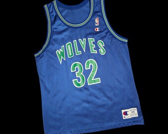 Christian Laettner Minnesota Timberwolves Champion NBA Trikot Gr. 44