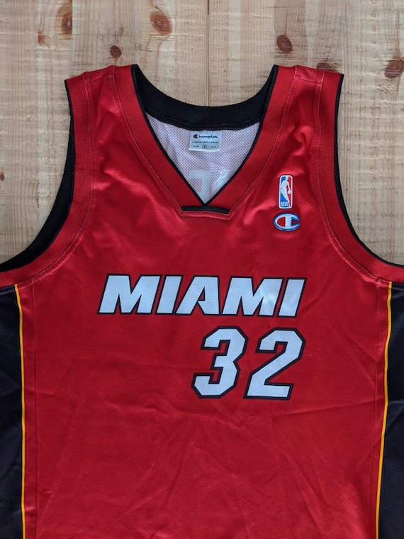 Shaquille O'neal #32 Miami Heat Champion NBA jers
