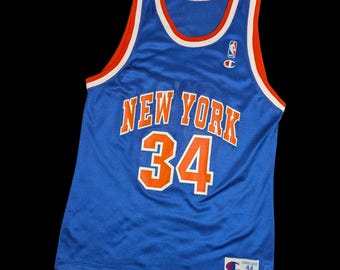 Vintage 90's New York Knicks Greg Anthony Champion Authentic