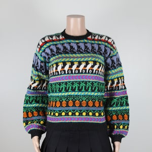 VINTAGE 80s Liz Gemmell Jumper, Jenny Kee Style 80s JUMPER VINTAGE 80s Liz Gemmell Jumper, Jenny Kee Style 80s JUMPER