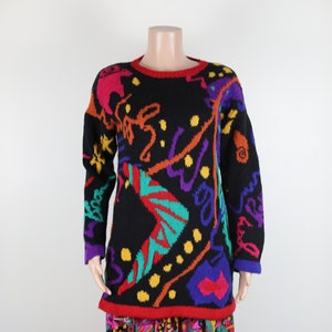 Vintage 80s JENNY KEE Jumper, Hand Knitted Jumper, Size 14 Australian Womens, 80s Australiana, Vintage 80s Jumper, Kangaroo, Captain Cook