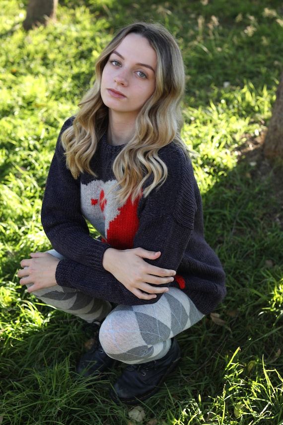 Vintage 80s PRINCESS DIANA Jenny Kee KOALA Jumper, 80… Gem