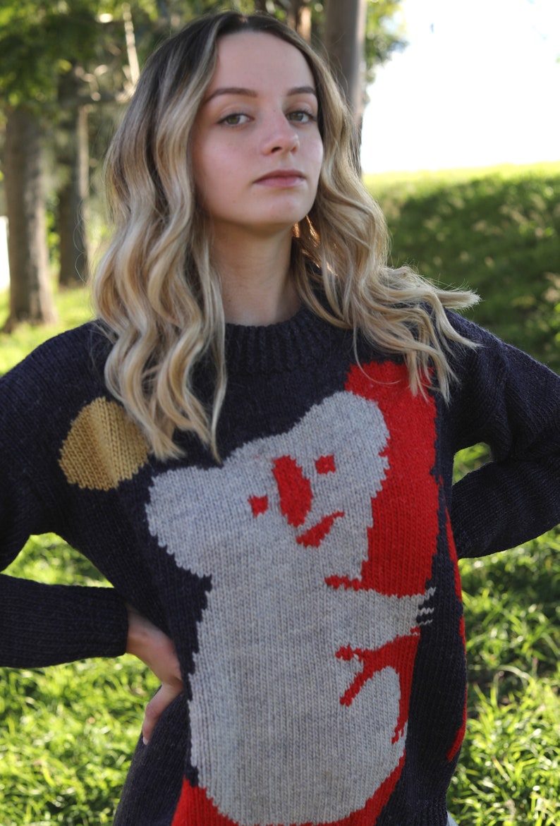 Vintage 80s PRINCESS DIANA Jenny Kee KOALA Jumper 80s Jenny Etsy