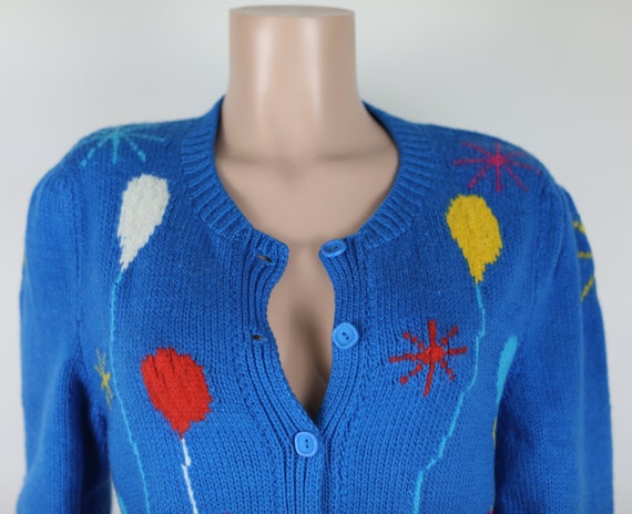 VINTAGE 90s UGLY JUMPER! 90s Rainbow Circus Knit,… - image 5