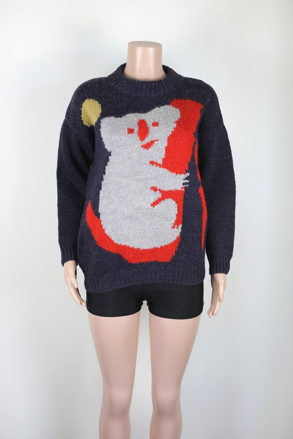 Vintage 80s PRINCESS DIANA Jenny Kee KOALA Jumper, 80… Gem