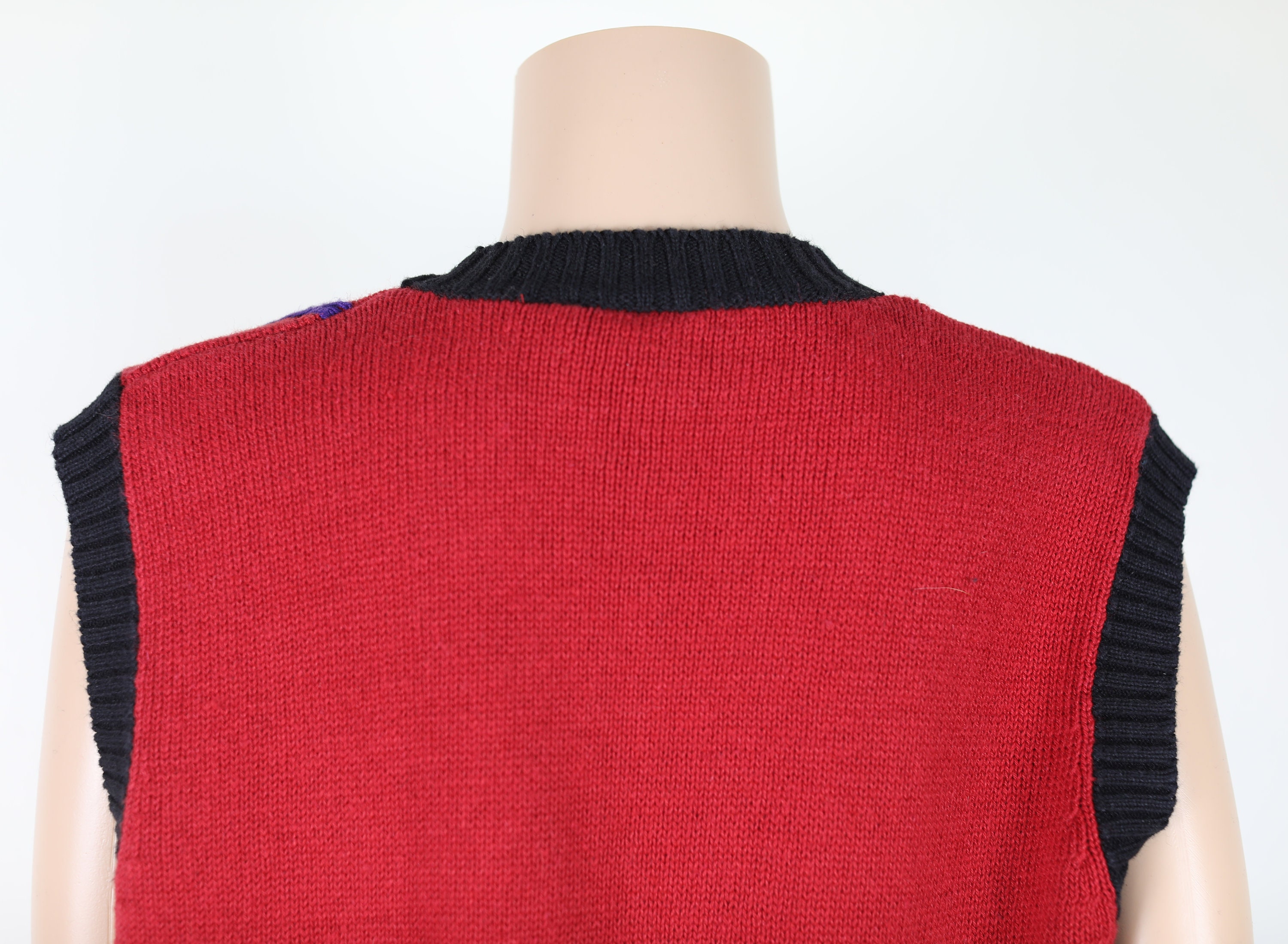 Vintage 90s ART TEACHER Vest, Vintage 90s Vest, Ugly Vest