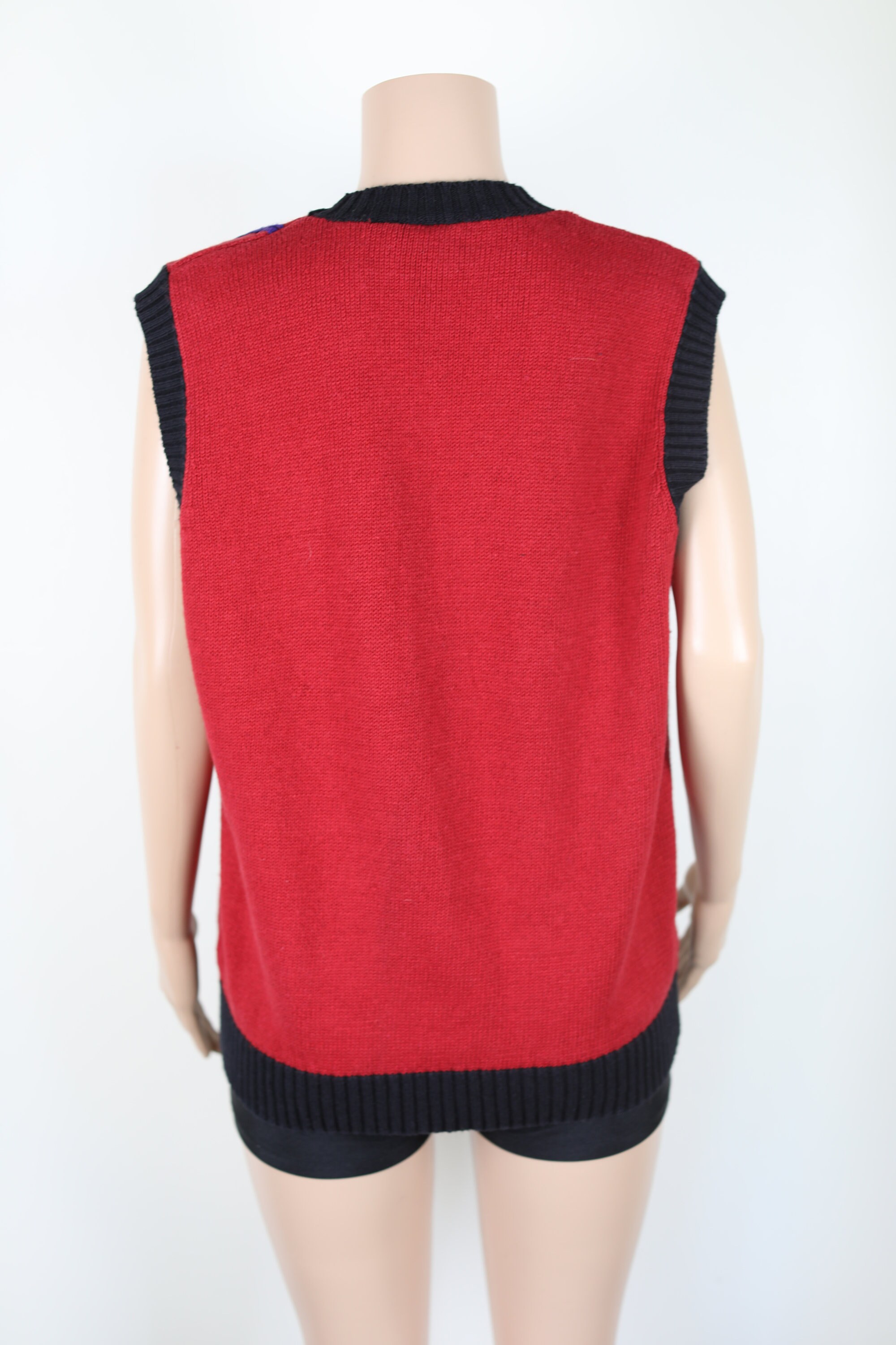 Vintage 90s ART TEACHER Vest, Vintage 90s Vest, Ugly Vest