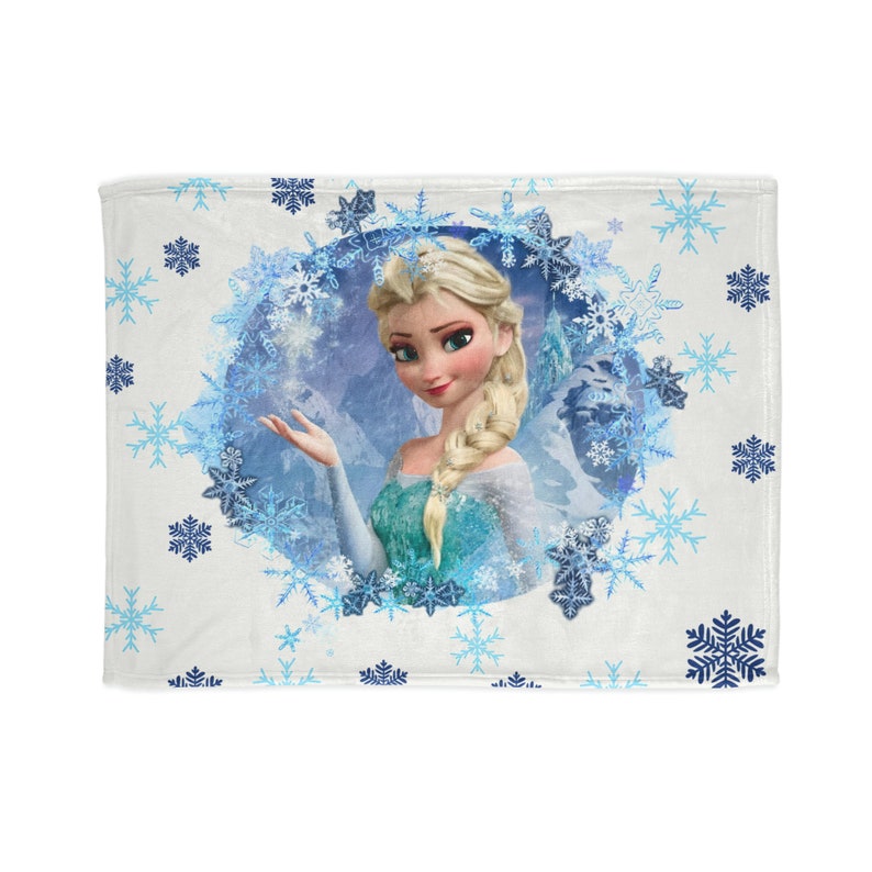 Elsa Frozen Polyester Blanket Etsy