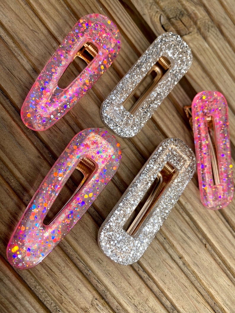 Resin Hair clips
