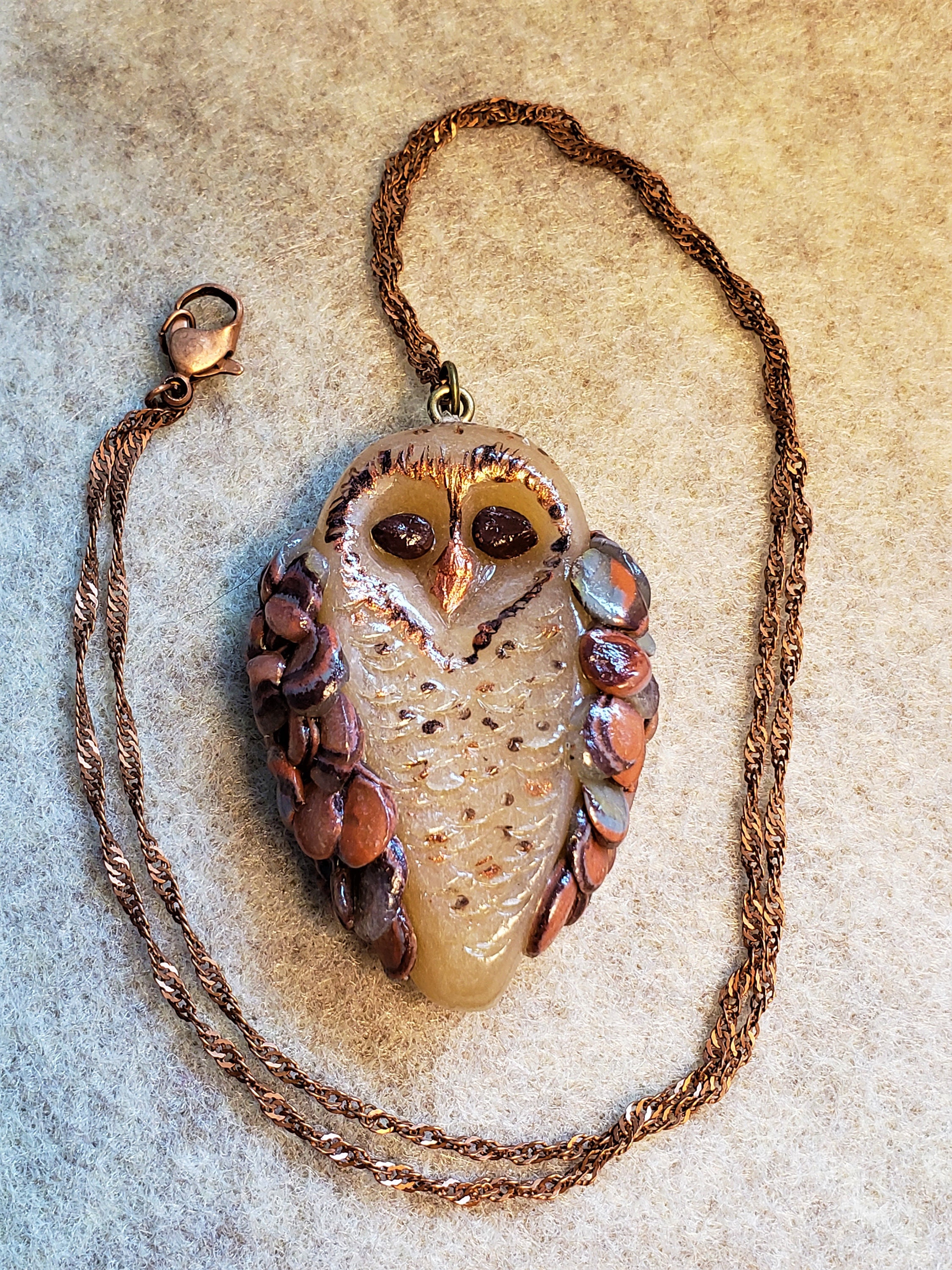 Barn Owls, Barn Owl Jewelry, Owl Lovers Gift, Mystical Bird, Bird