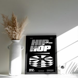 Rap Poster, Hip Hop Printable poster, Black Aesthetic , Pop Culture Art, Printable Wall Art, Luxury Apartment