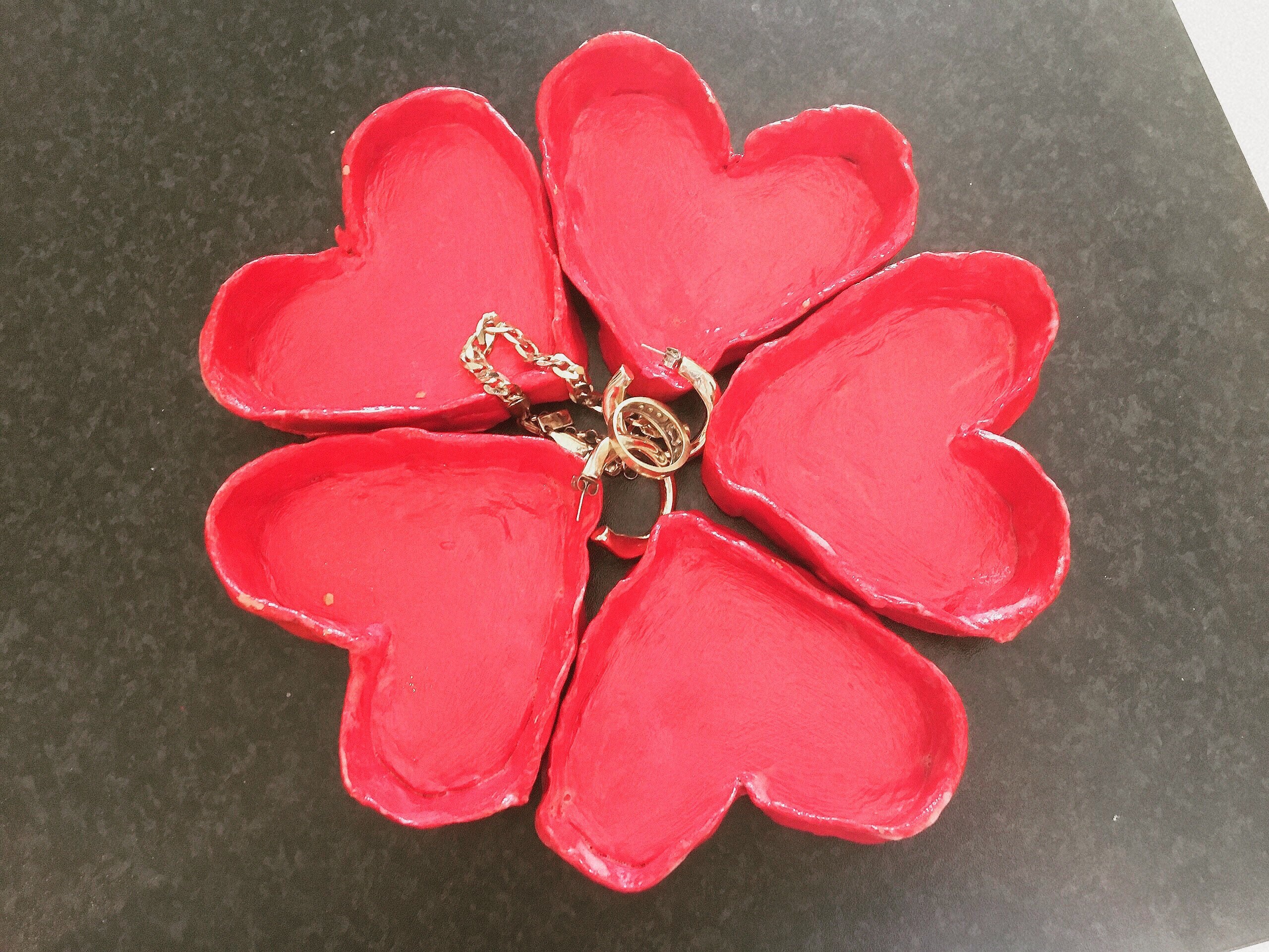 VALENTINE Clay Heart Tray Etsy