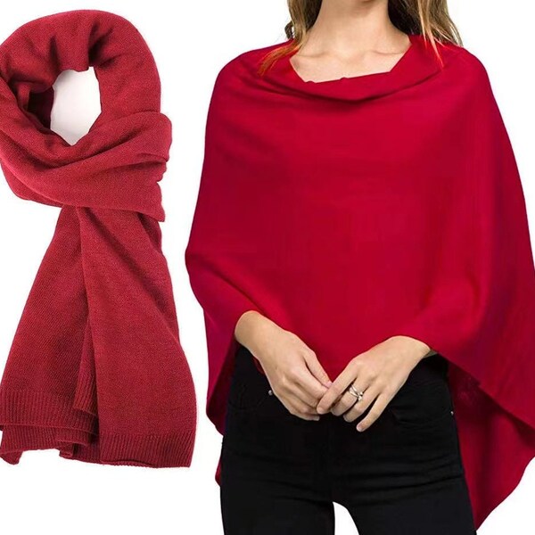 lightweight poncho shawl