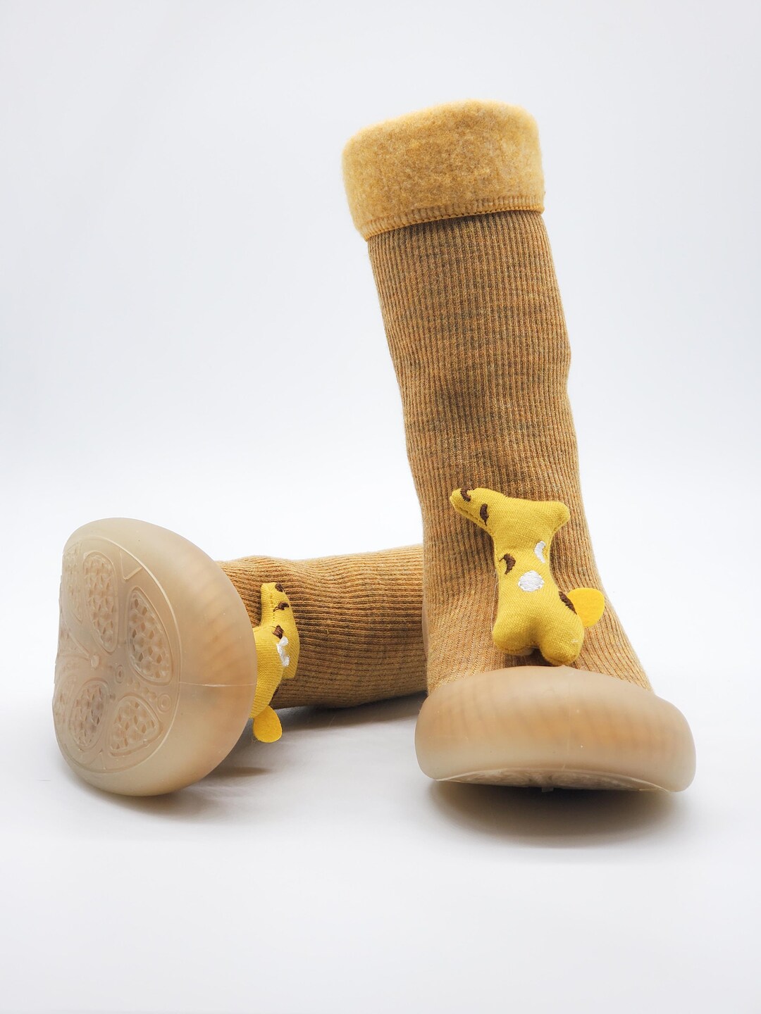 Giraffe Warm Baby Booties Non Slip Gender Neutral Etsy