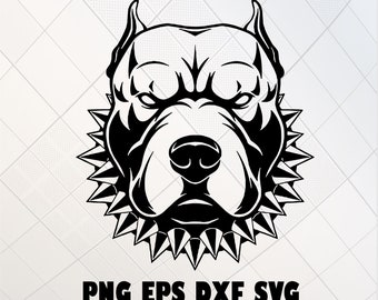 Pitbull Svg Etsy