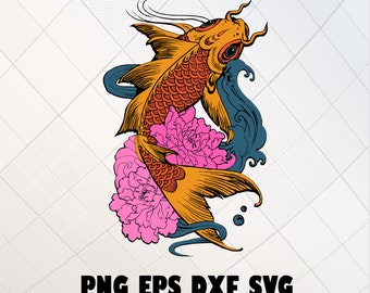Download Koi Fish Svg File Etsy