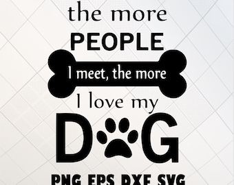 I Love My Dog Svg Etsy