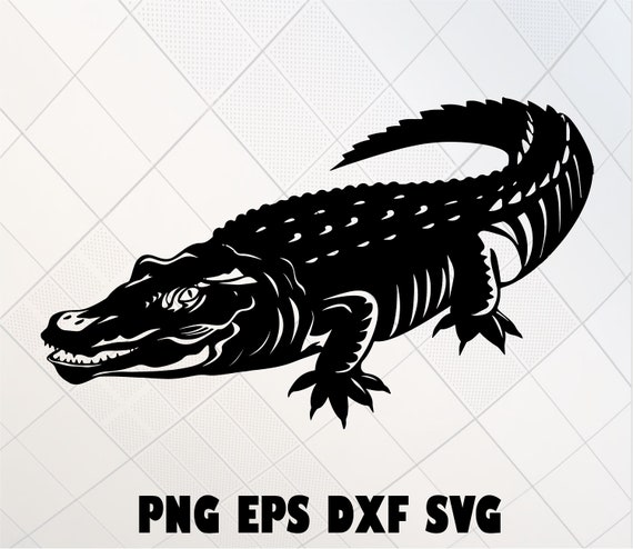 Crocodile Svg Aligator Svg Animal Svg Predator Svg | Etsy