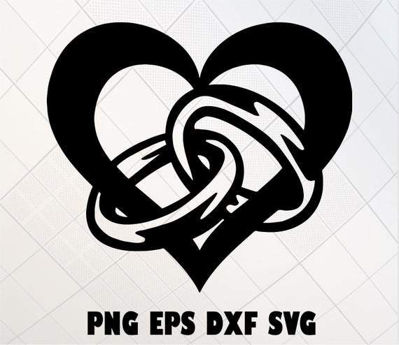 Download Heart Svg Wedding Rings Svg Married Svg Just Married Svg Etsy