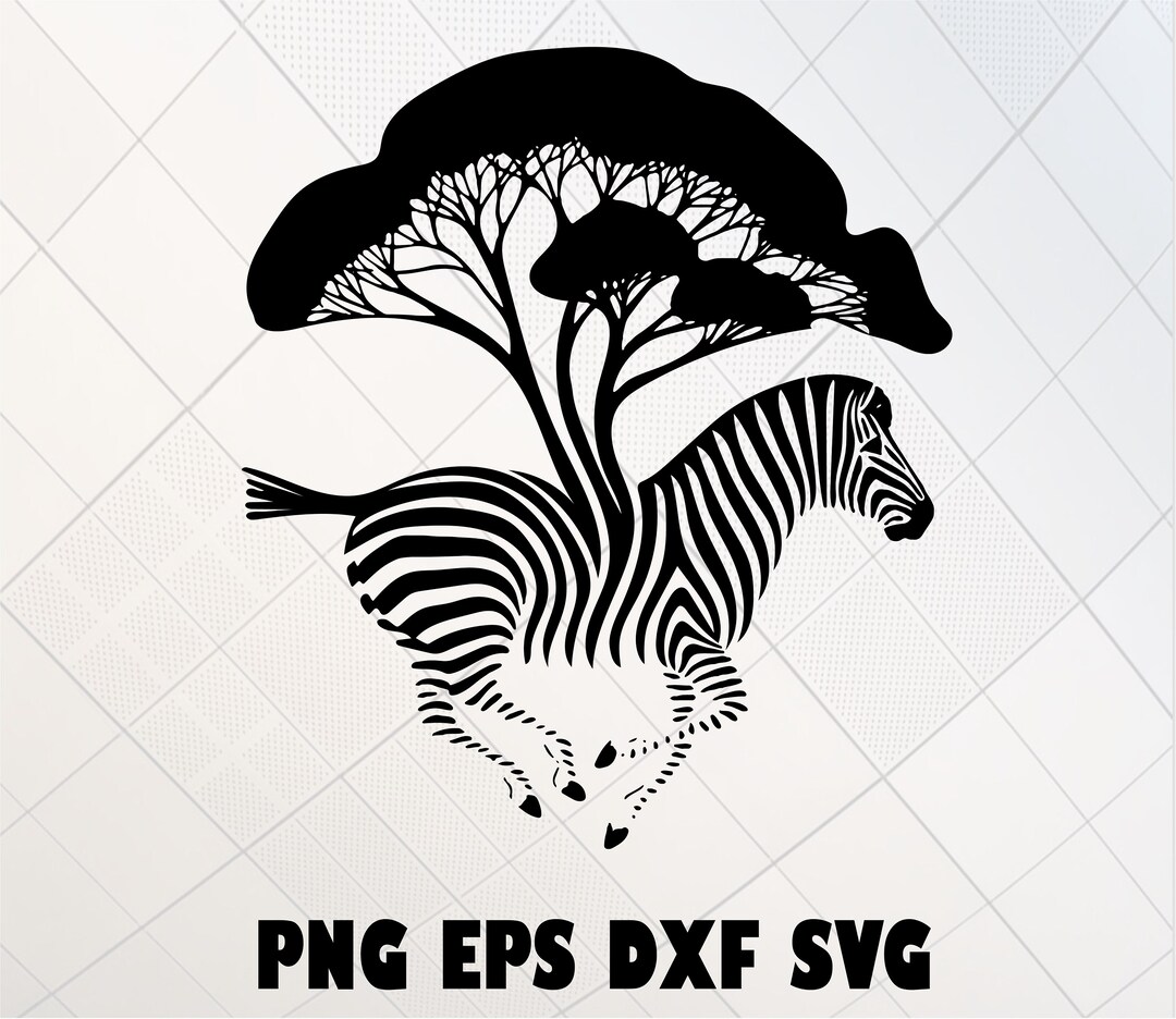 Trees Zebra Design Zebra Svg Tree Svg Africa Svg Nature Svg Zebra Cut File - Etsy Australia