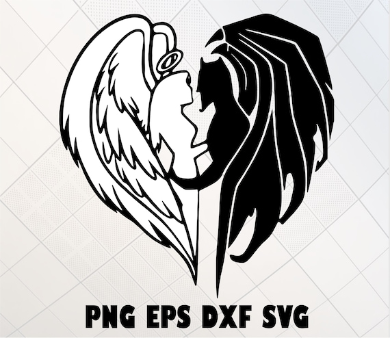 Angel And Devil SVG